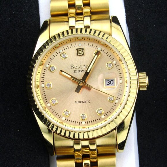Bestdon Women\'s Automatic Luxury Dress Wristwatch Gold-Tone Stainless Steel main image 11